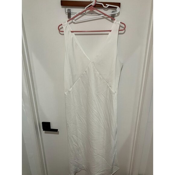 A New Day Women's Slip Dress, White, Size Large, NWT - Picture 1 of 3